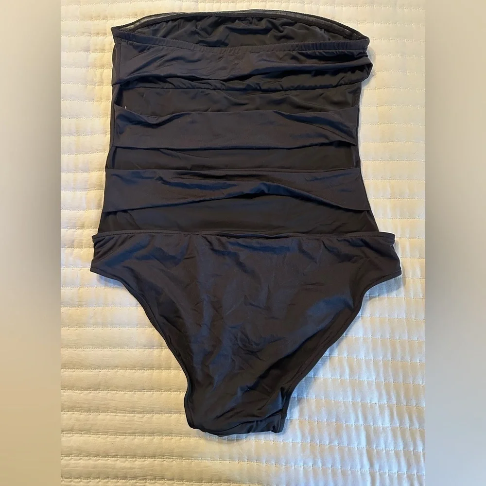 Onia One Piece Swimsuit Black No Tags Size Small/Medium ?(b5 - Picture 4 of 13